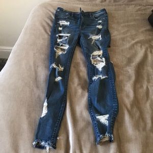 American eagle destroy skinny jeans